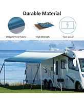 Yescom Rv Awning Side Shade & Replacement Fabric Kit Sunshade Block Uv Camper Trailer