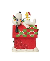 Jim Shore Peanuts Snoopy and Woodstock Countdown Calendar Figurine