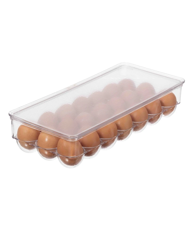 Oggi 21 Egg Tray Stackable Covered Egg Holder