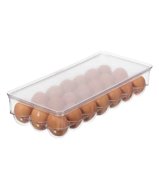 Oggi 21 Egg Tray Stackable Covered Egg Holder