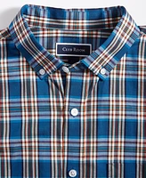 Club Room Men's Tonno Plaid Poplin Shirt, Created for Macy's