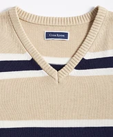 Club Room Men's Mixed Stripe Crewneck Sweater, Created for Macy's