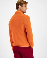 Club Room Men's Quarter-Zip Textured Cotton Sweater, Created for Macy's