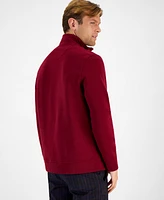 Club Room Men's Stretch Quarter-Zip Fleece Sweatshirt, Created for Macy's