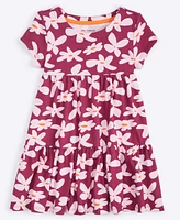 Epic Threads Toddler Girls Groovy Floral Tiered Skater Dress, Created for Macy's