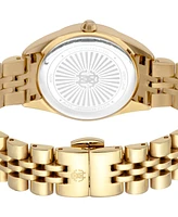 Roberto Cavalli Women's Quartz Gold-tone Stainless Steel Watch 31mm