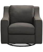 Kovner Leather Glider & Swivel Arm Chair, Created for Macy's