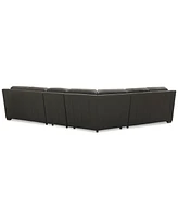 Closeout! Kovner 4-Pc. Leather Sectional L-Shaped Set, Created for Macy's