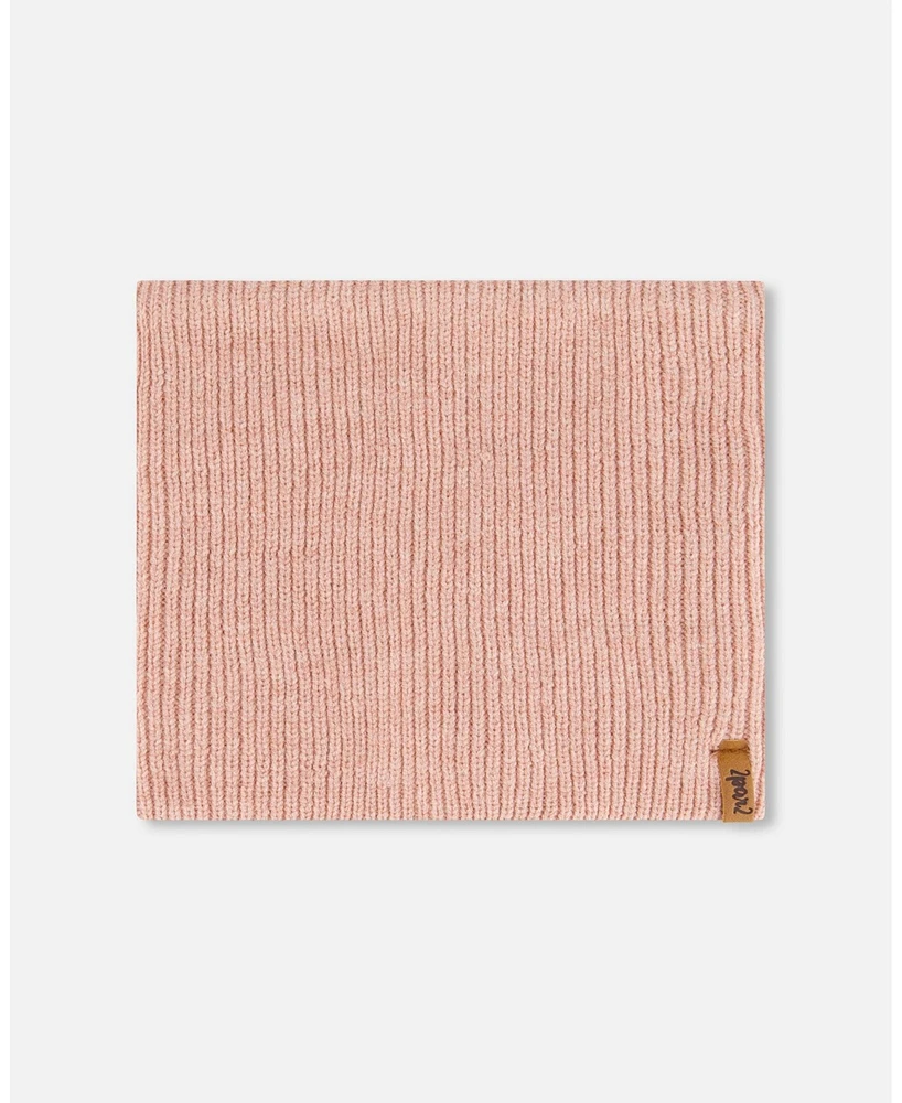 Deux par Girl Mid-Season Knit Neckwarmer Dusty Pink - Toddler|Child