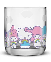 Sanrio Hello Kitty Short Glasses, Set of 4