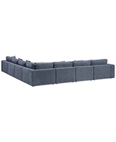 Nycolle -Pc. Modular Fabric L-Shape Sectional