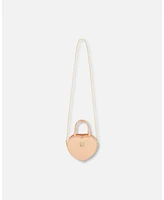 Deux par Deux Girl Pu Heart Bag Light Pink - Toddler|Child