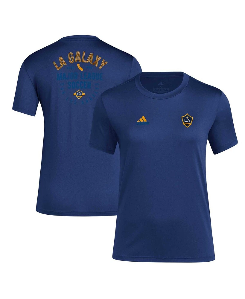 Adidas Women's Royal Lafc Local Stoic Aeroready T-Shirt