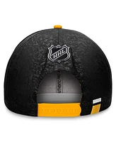 Fanatics Men's Black/Gold Pittsburgh Penguins Authentic Pro Rink Two-Tone Snapback Hat