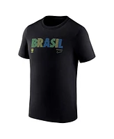 Nike Men's Black Brazil National Team Lights T-Shirt