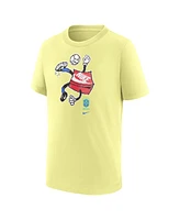 Nike Big Boys and Girls Yellow Brazil National Team Character T-Shirt