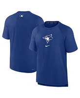 Nike Men's Royal Toronto Blue Jays Authentic Collection Pregame Raglan Performance T-Shirt