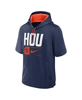 Nike Men's Navy Houston Astros Tri Code Lockup Short Sleeve Pullover Hoodie