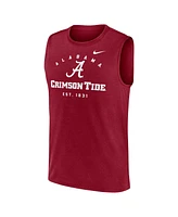 Nike Men's Crimson Alabama Tide Primetime Legend Lock Up Performance Muscle Tank Top