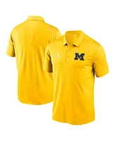 Jordan Men's Maize Michigan Wolverines Primetime Franchise Performance Polo