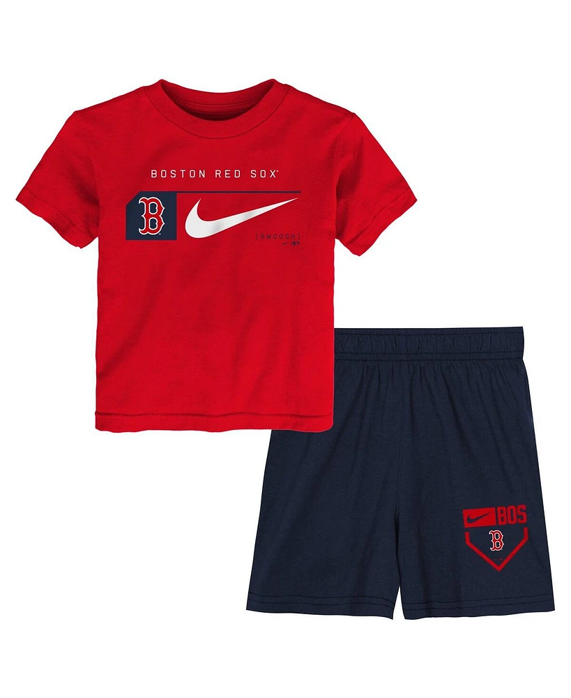 Nike Toddler Boston Red Sox Authentic Collection T-Shirt Shorts Set