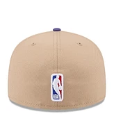 New Era Men's Tan/Purple Phoenix Suns 2024 Nba Draft 59FIFTY Fitted Hat