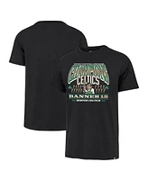 '47 Brand Men's Black Boston Celtics 18-Time Nba Finals Champions Banner Franklin T-Shirt