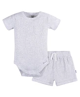 Gerber Baby Boys Bodysuit and Shorts Set, 2 Piece