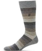 Perry Ellis Portfolio Men's Ombre Stripe Dress Socks