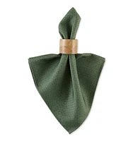 Design Imports Tonal Lattice Print Outdoor Napkin Set of 6