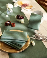 Design Imports Tonal Lattice Print Outdoor Napkin Set of 6