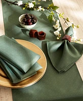 Design Imports Tonal Lattice Print Outdoor Napkin Set of 6