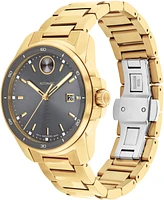 Movado Men's Bold Verso Swiss Automatic Ionic Plated Gold Steel 43MM Watch - Gold