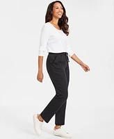 Style & Co Women's Mid Rise Drawstring-Waist Fleece Pant, Xs-4X, Created for Macy's