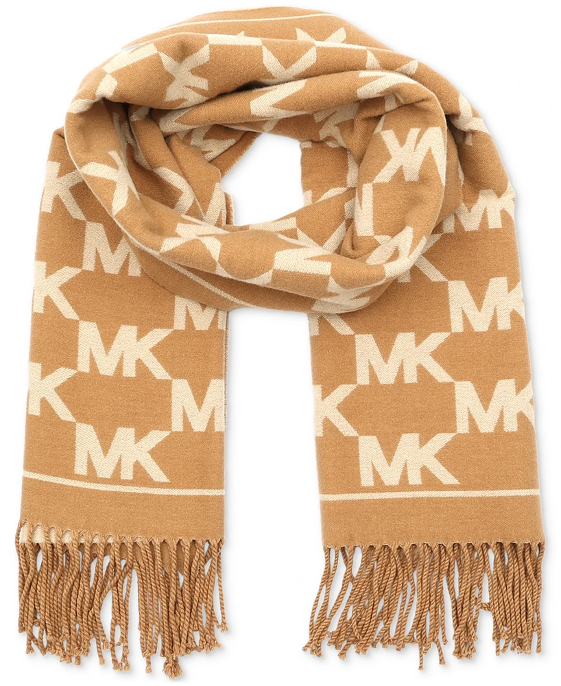 Michael Michael Kors Women's Metallic Logo Wrap Scarf