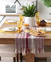 Design Imports Braided Stripe Table Runner, 15x72 Inches