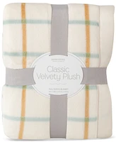 Closeout! Berkshire Classic Velvety Plush Blanket, Full/Queen, Exclusively at Macy's