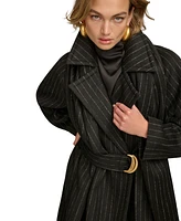 Donna Karan New York Women's Belted Scarf-Wrap Coat