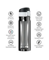 Oggi Caliber 17oz Stainless Steel Travel Water Bottle