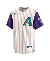 Nike Men's Randy Johnson Cream Arizona Diamondbacks Throwback Cooperstown Collection Limited Jersey