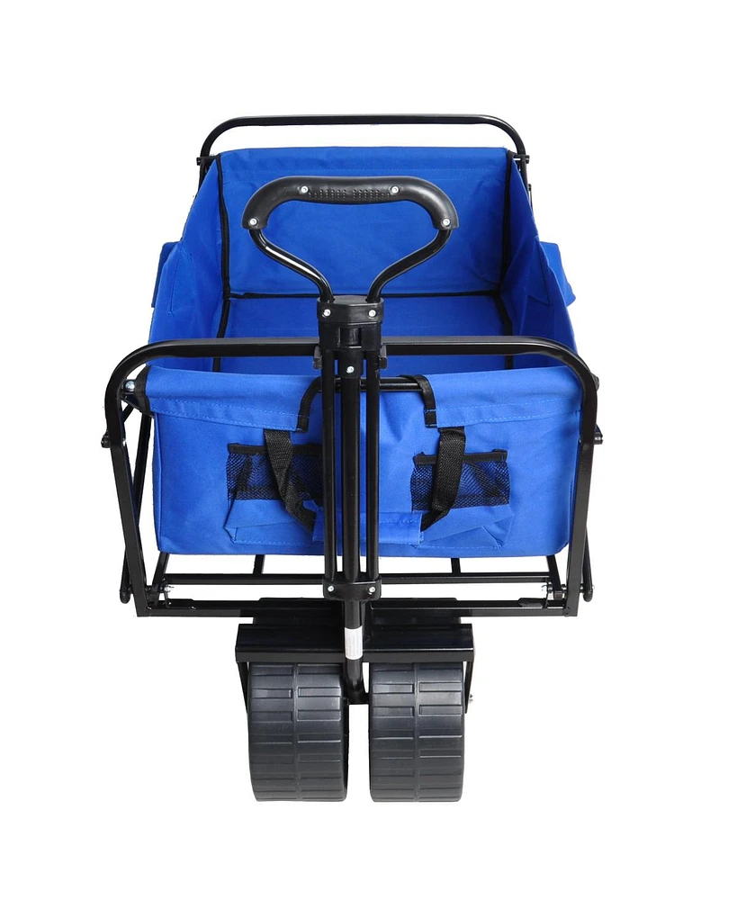Streamdale Furniture Folding Wagon Garden Shopping Beach Cart