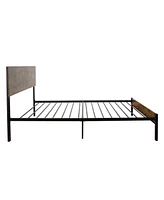 Streamdale Furniture Twin Size Metal Bed Sturdy System Metal Bed Frame, Modern Style And Comfort To Any Bedroom