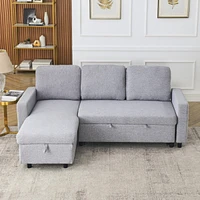 Streamdale Furniture Reversible Sleeper Sofa Bed for Tight Spaces