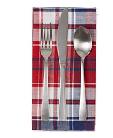 Design Imports Americana Plaid Napkin Set of 6