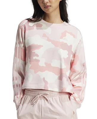 adidas Women's Camo Crewneck Sweatshirt