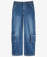 On 34th Women's High Rise Utility Cargo Jeans, Created for Macy's