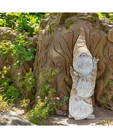 Slickblue Carved Spring Gnome Stack 23"h