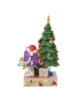 Jim Shore M & M'S Purple/Red Character with Tree