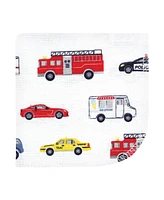 Hudson Baby Infant Boy Flannel Cotton Washcloths, One Size
