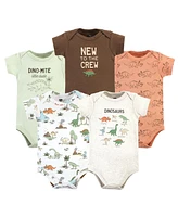 Hudson Baby Boys Cotton Bodysuits